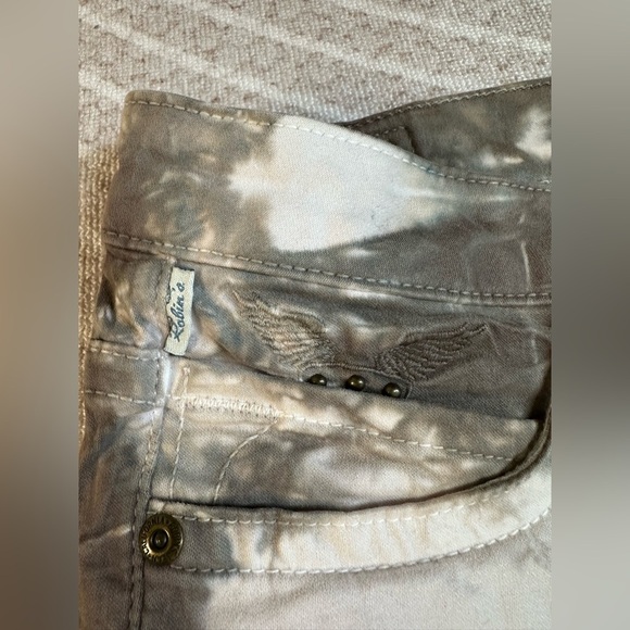 Robin's Jean Vintage Sz 27 Woman’s Embroidered Tie Dye Skinny Stretch - Picture 12 of 13